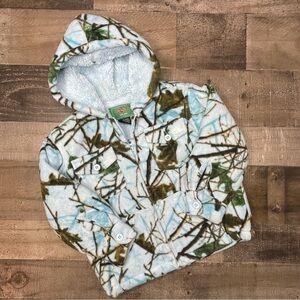 NWOT Trail Crest Fleece Camo Jacket size 4T